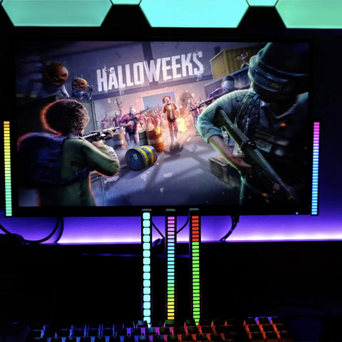 RGB Music Level Lights (2pc)