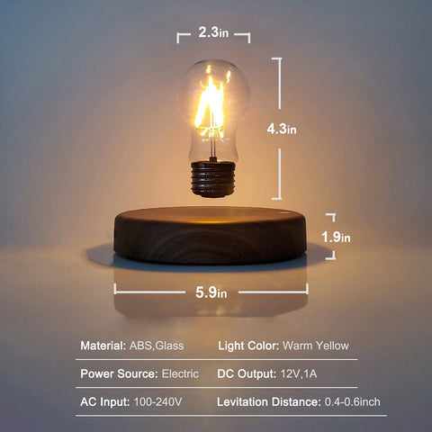 Levitating Bulb Lamp