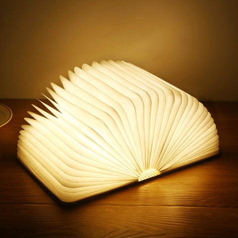 Wooden Book LED Light